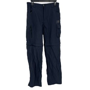 Karrimor nylon pants men’s size medium blue zip off convertible straight hiking